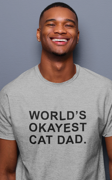 world's okayest dad shirt