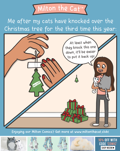 Decorating Christmas Trees (With Cats)