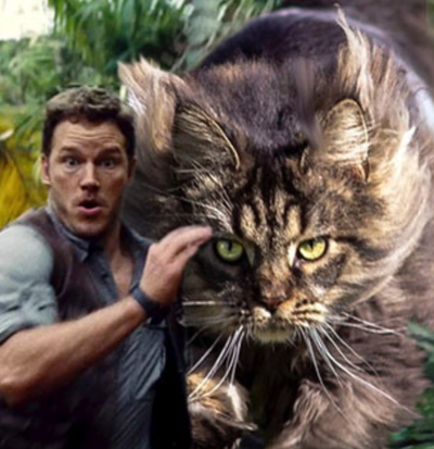 Someone Replaced Jurassic Park Dinosaurs With Cats, And It’s Amazing