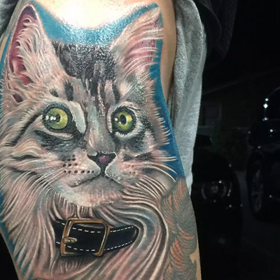 Did You Know You Can Get a Tattoo With Ink Made From Your Cat's Fur?