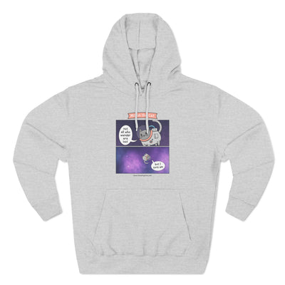 Not All Who Wander Cat Comic Hoodie