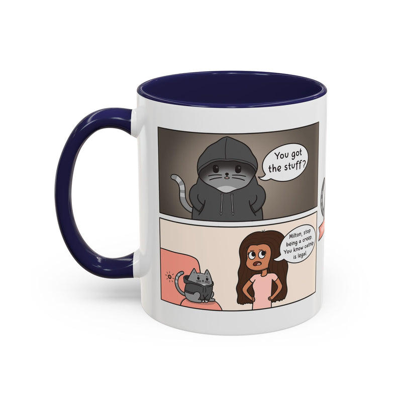 Catnip Deal Comic Coffee Mug