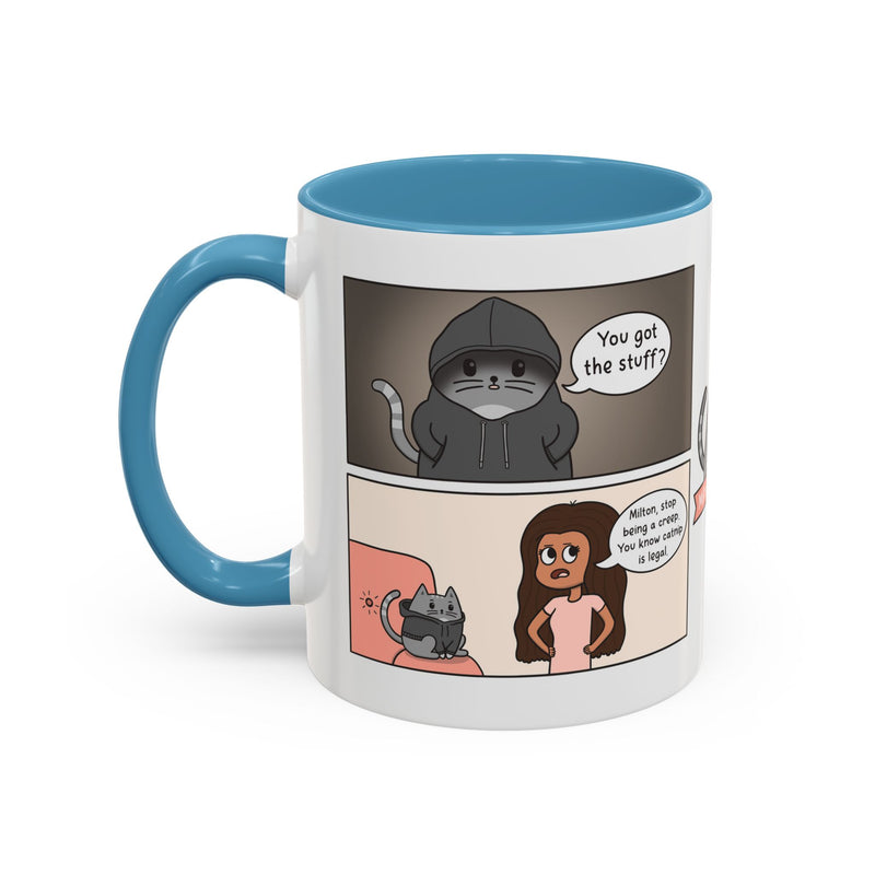 Catnip Deal Comic Coffee Mug