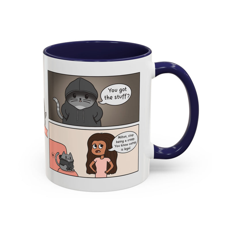 Catnip Deal Comic Coffee Mug