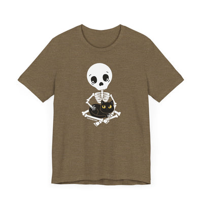 Friends Forever Skeleton Cat T-Shirt