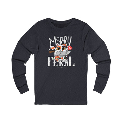 Merry & Feral Jersey Long Sleeve Cat Tee