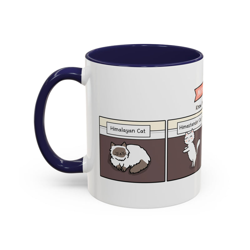 Know Your Cat Breeds Cat Comic Coffee Mug