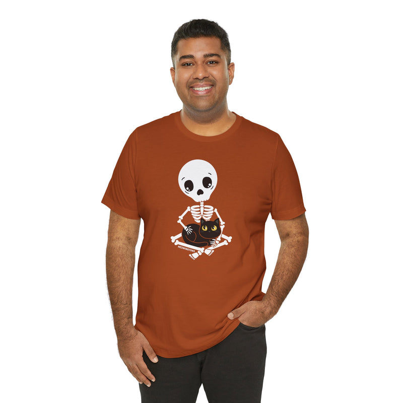 Friends Forever Skeleton Cat T-Shirt