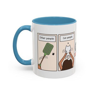 Other People vs Cat People Comic Coffee Mug