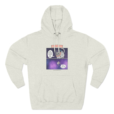 Not All Who Wander Cat Comic Hoodie