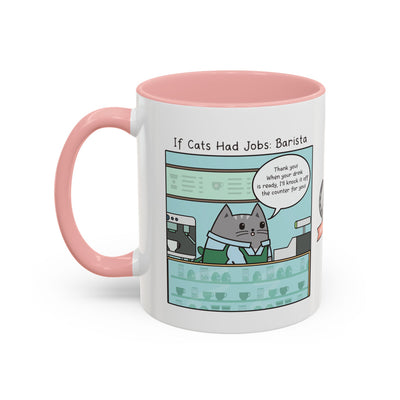 Barista Cat Coffee Mug