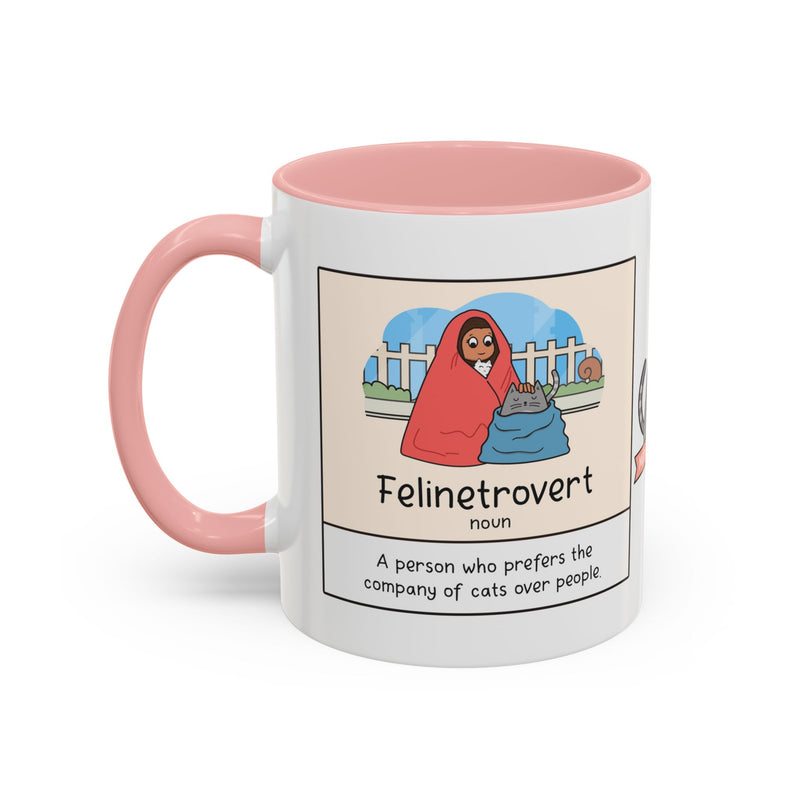 Felinetrovert Comic Coffee Mug