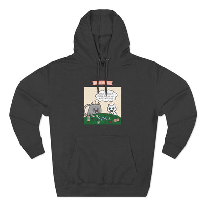 Cat Poker Comic Hoodie