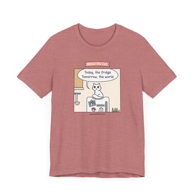 World Domination Cat Comic T-Shirt