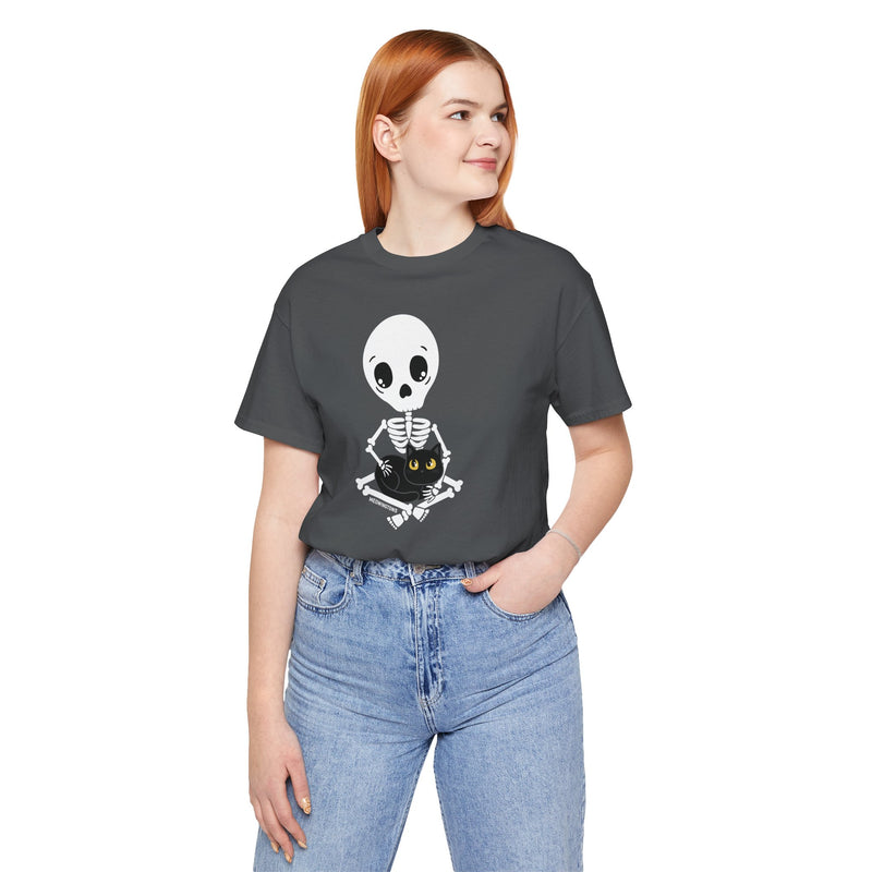 Friends Forever Skeleton Cat T-Shirt