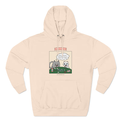 Cat Poker Comic Hoodie