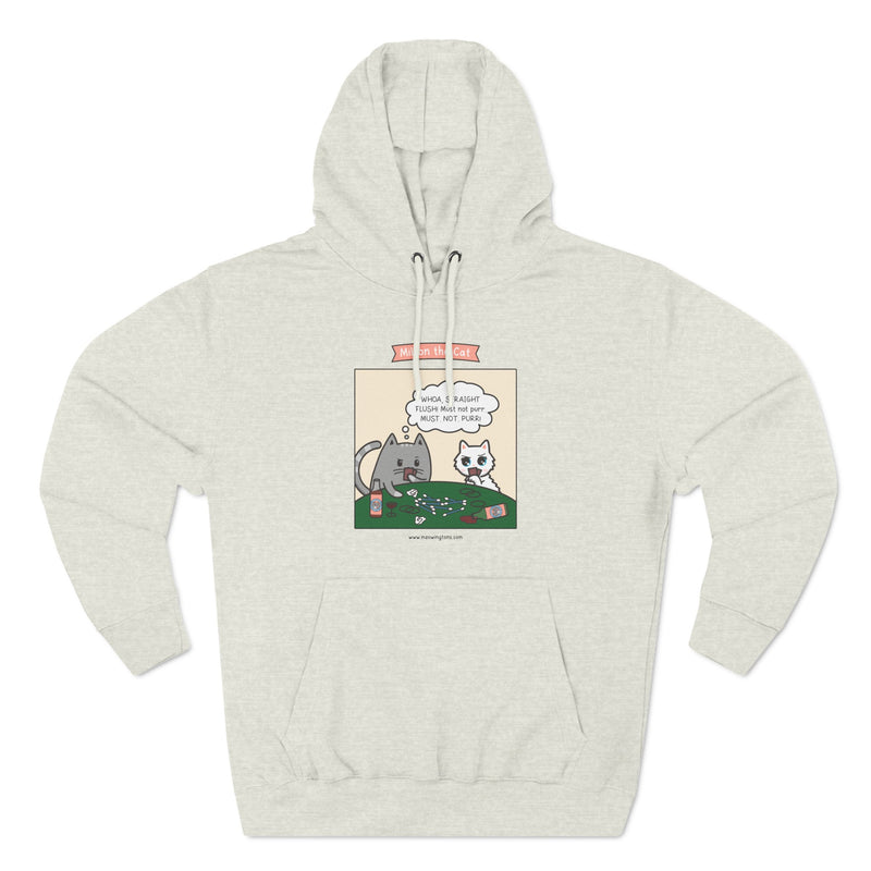 Cat Poker Comic Hoodie