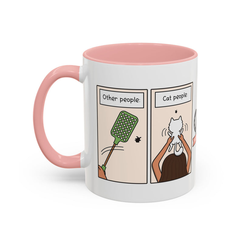 Other People vs Cat People Comic Coffee Mug