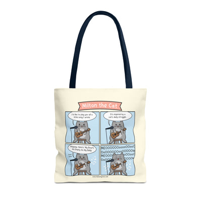 Song of My People Cat Comic Tote Bag