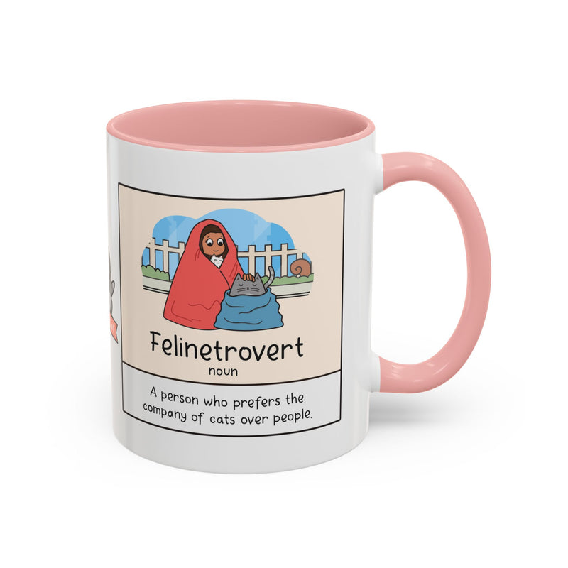 Felinetrovert Comic Coffee Mug