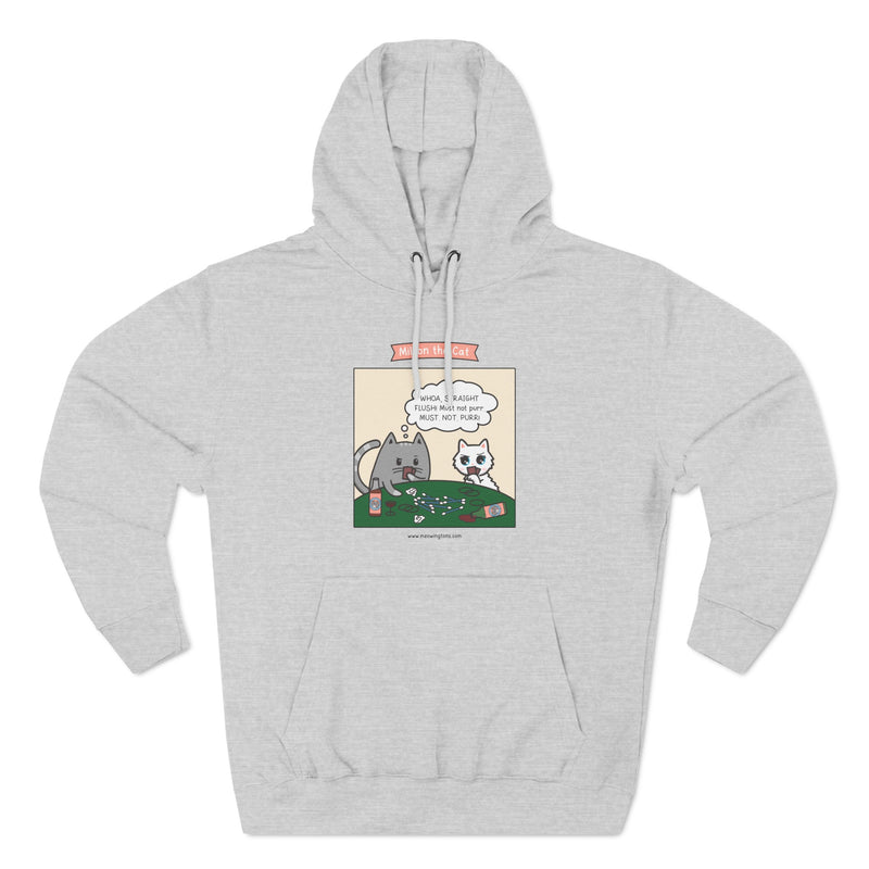 Cat Poker Comic Hoodie