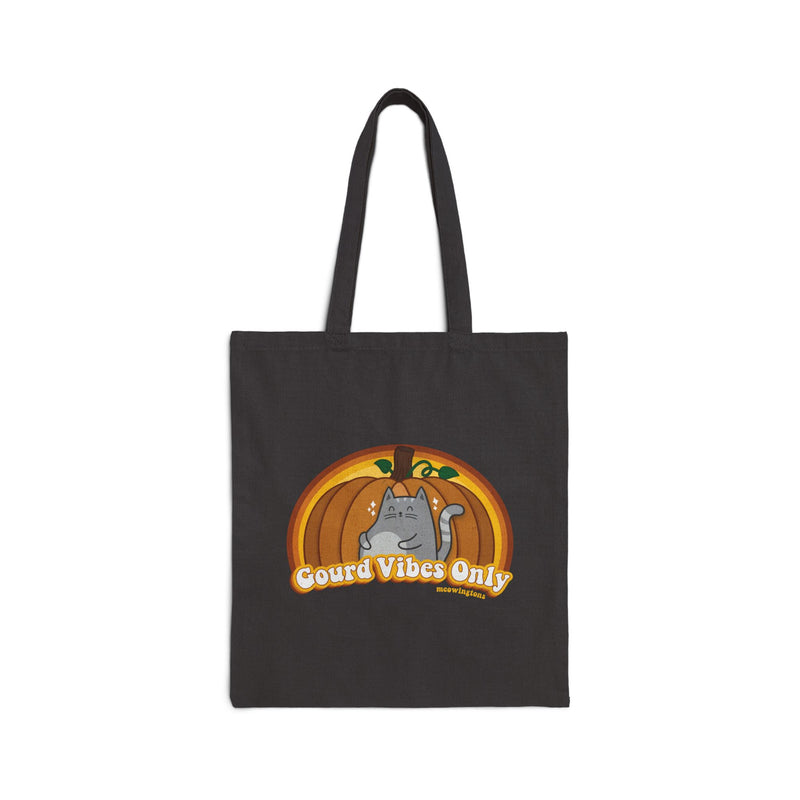 Gourd Vibes Canvas Cat Tote Bag