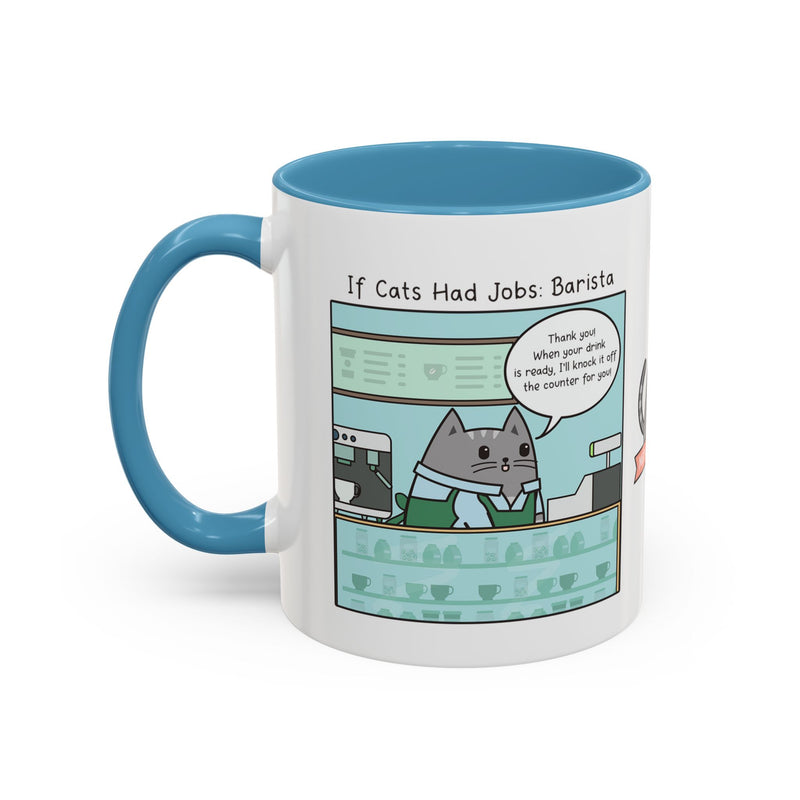 Barista Cat Coffee Mug