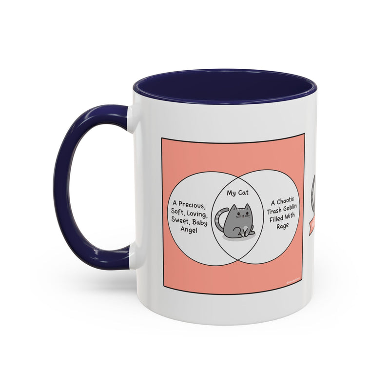 Cat Venn Diagram Comic Coffee Mug