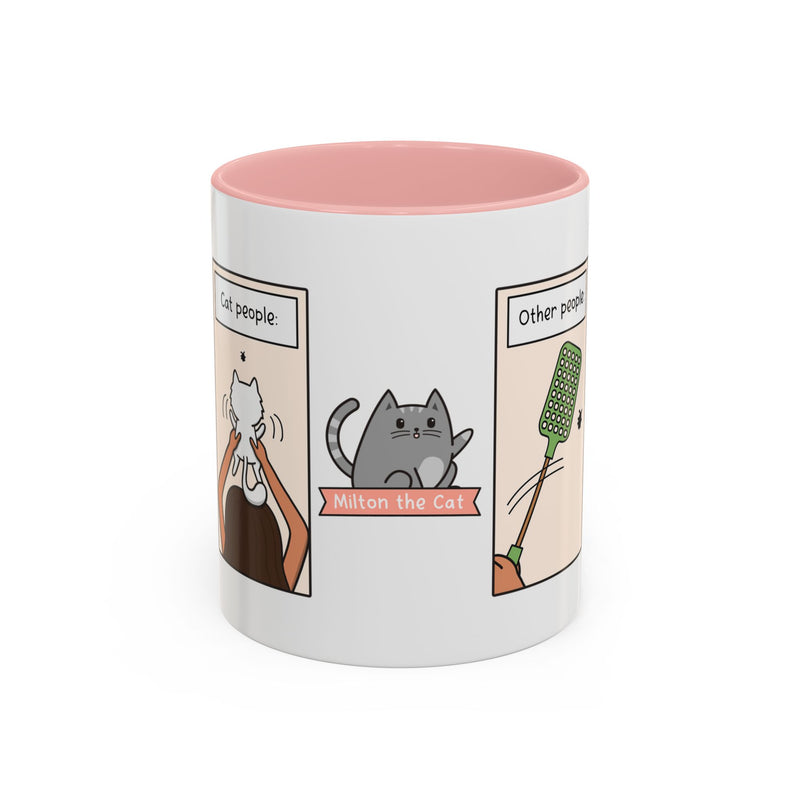 Other People vs Cat People Comic Coffee Mug