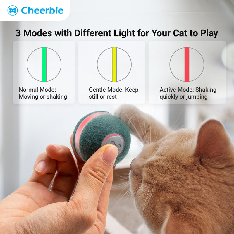 Automatic Interactive Cat Toy Ball