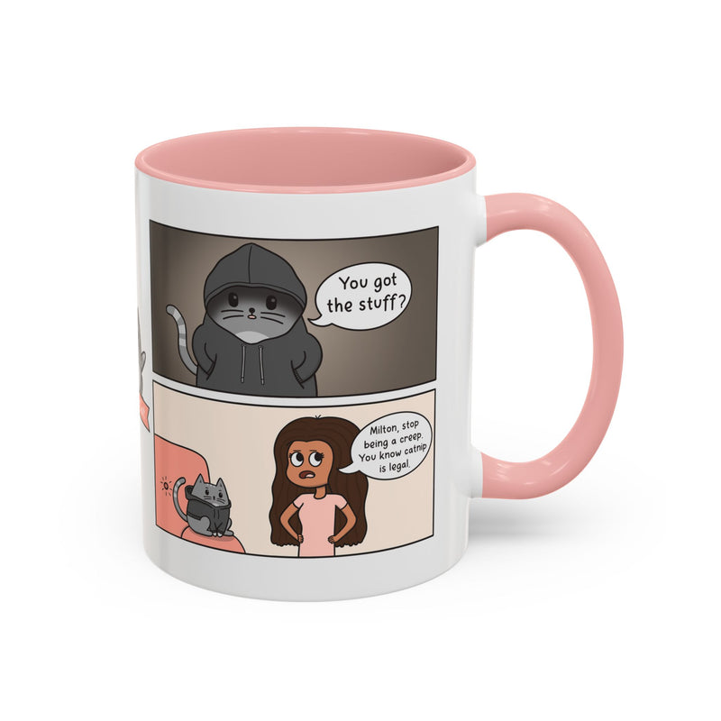 Catnip Deal Comic Coffee Mug