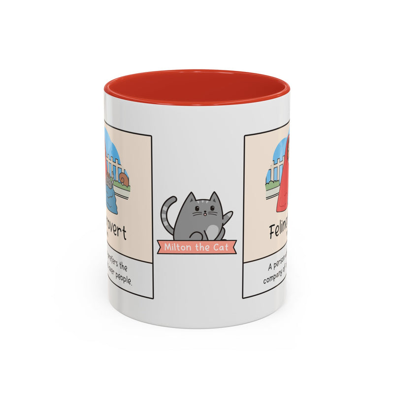 Felinetrovert Comic Coffee Mug