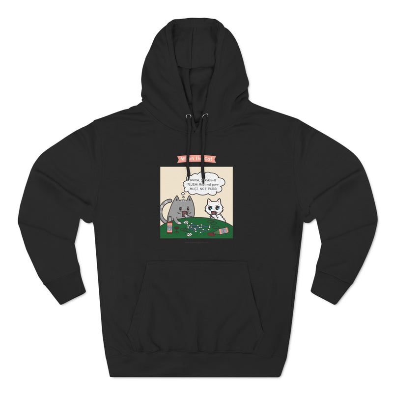 Cat Poker Comic Hoodie