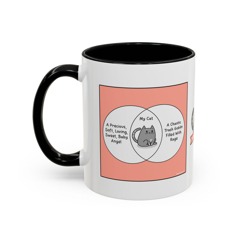 Cat Venn Diagram Comic Coffee Mug