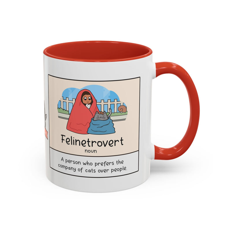 Felinetrovert Comic Coffee Mug