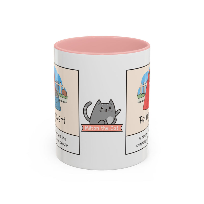 Felinetrovert Comic Coffee Mug