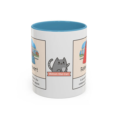 Felinetrovert Comic Coffee Mug