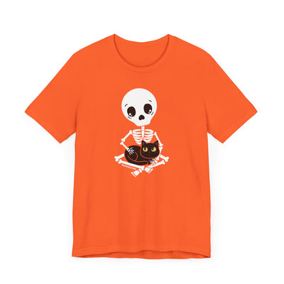 Friends Forever Skeleton Cat T-Shirt