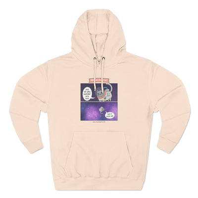 Not All Who Wander Cat Comic Hoodie