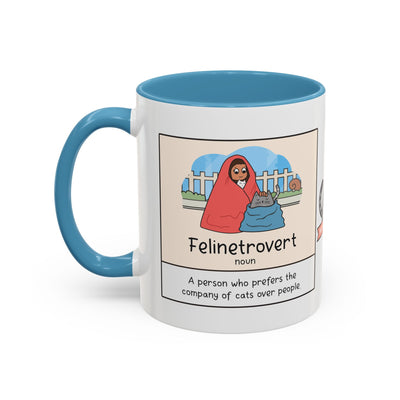 Felinetrovert Comic Coffee Mug