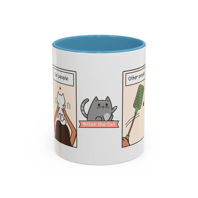 Other People vs Cat People Comic Coffee Mug