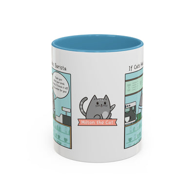 Barista Cat Coffee Mug