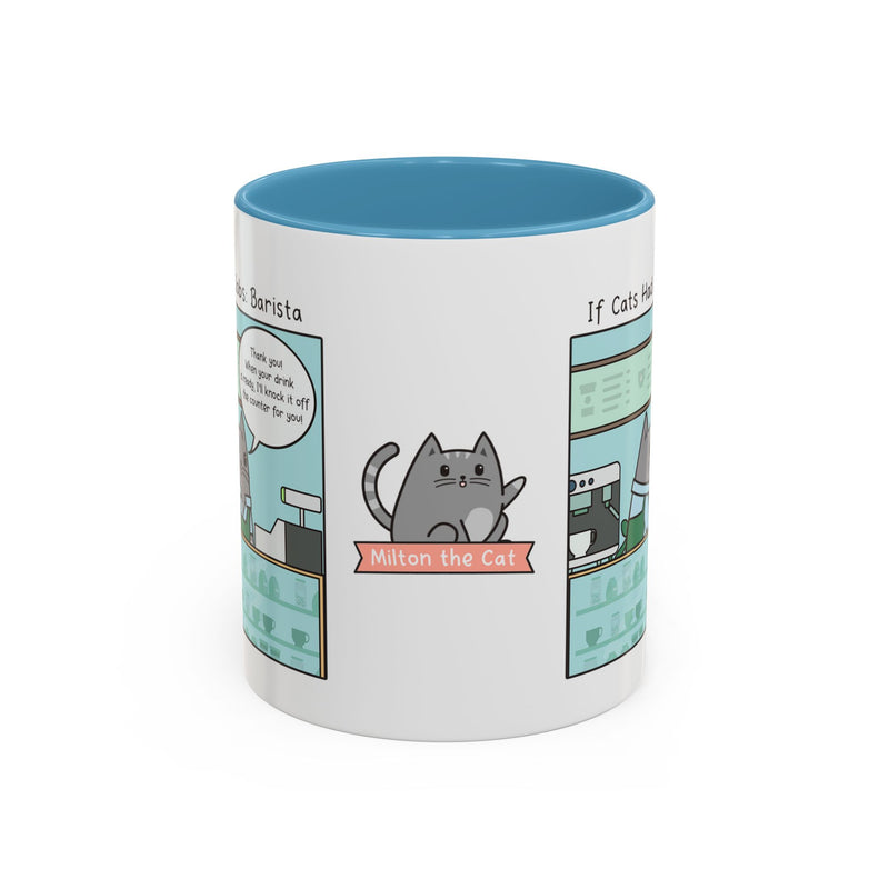 Barista Cat Coffee Mug