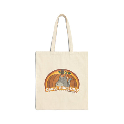 Gourd Vibes Canvas Cat Tote Bag