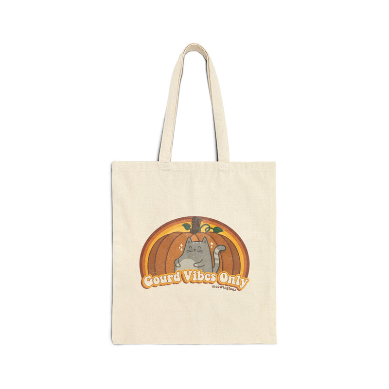 Gourd Vibes Canvas Cat Tote Bag