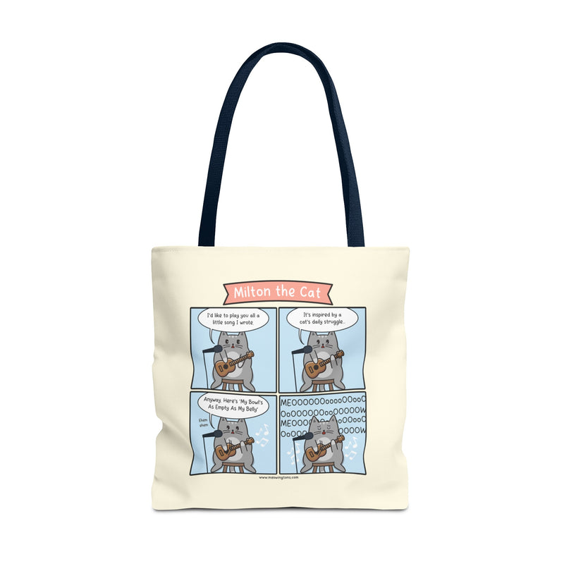 Song of My People Cat Comic Tote Bag