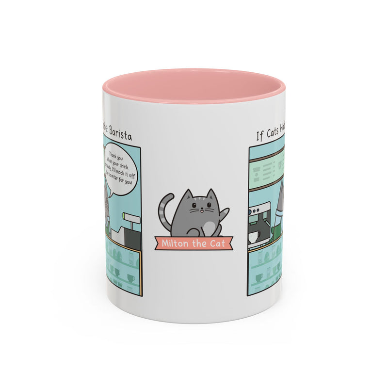 Barista Cat Coffee Mug