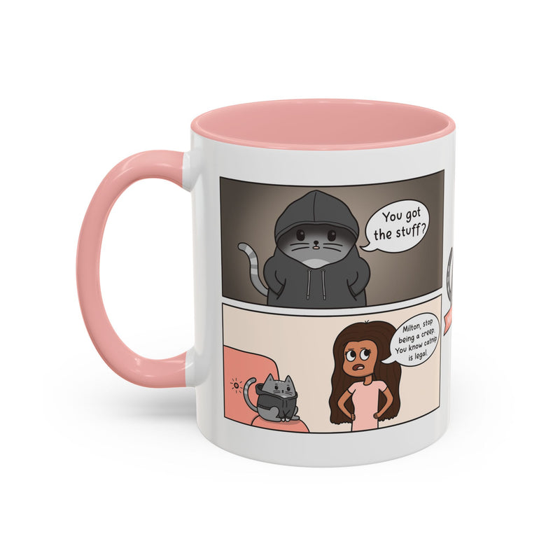 Catnip Deal Comic Coffee Mug