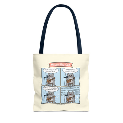 Song of My People Cat Comic Tote Bag