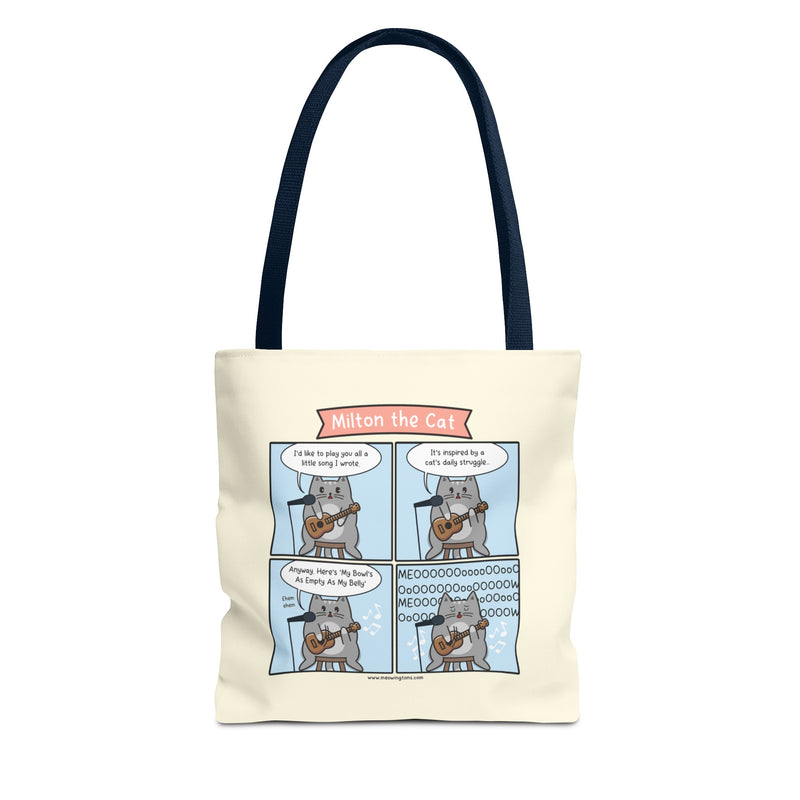 Song of My People Cat Comic Tote Bag